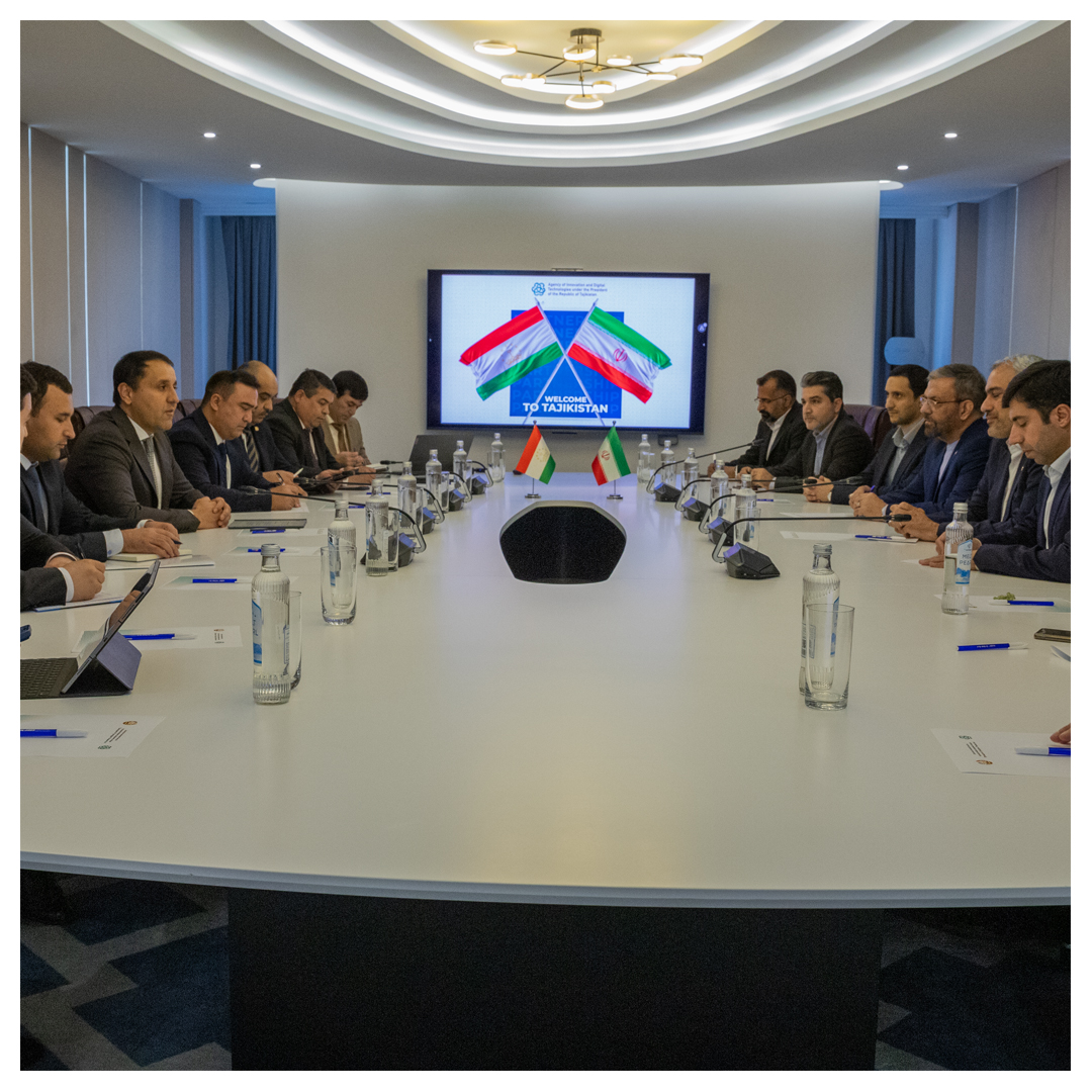 Встреча Директора Агентства инноваций и цифровых технологий Республики Таджикистан с Министром экономики и имущества Исламской Республики Иран